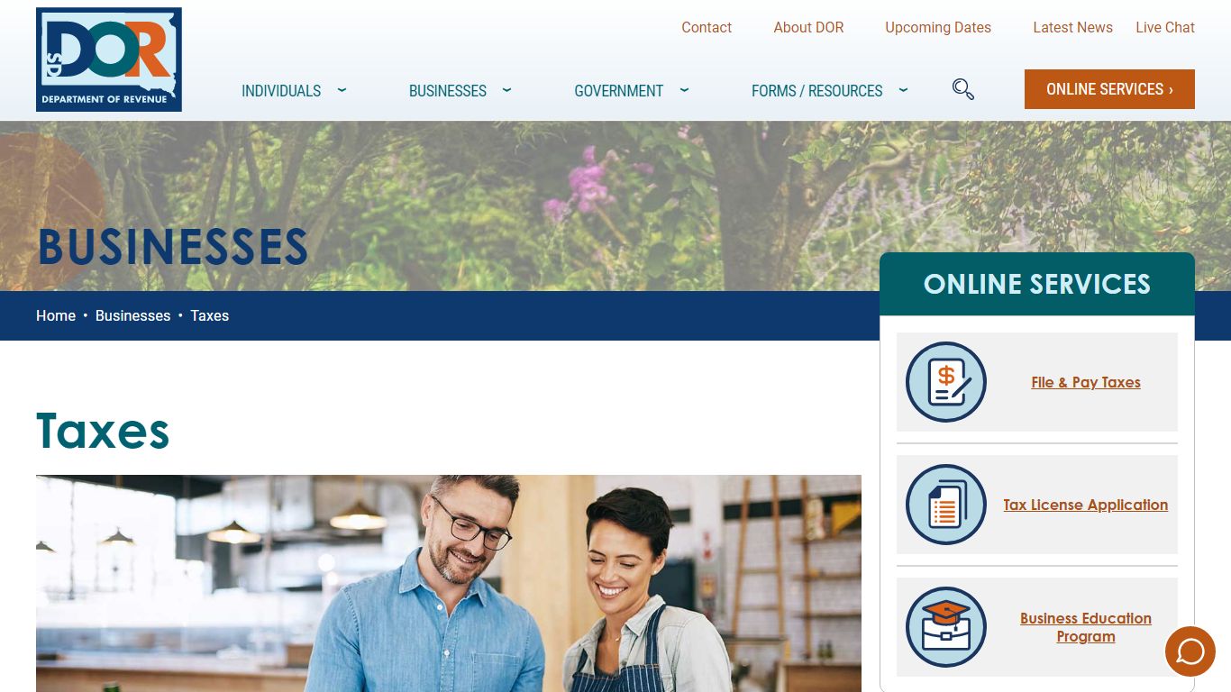 Taxes | South Dakota Department of Revenue